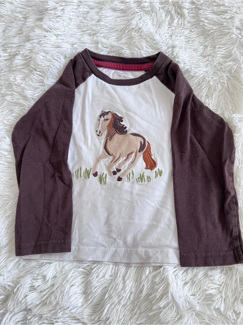 Gymboree Brown Corduroy Jacket & Blue Jeans Matching Set